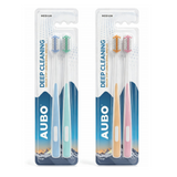 Factory Wholesale Medium Bristle Adults Deep Cleaning Manual Handle Toothbrush for Home Use