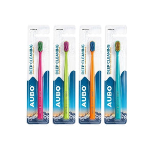 Adult Lightweight Convenient BPA Free ODM OEM Available Medium PBT Bristles Ergonomic Plastic Handle Manual Toothbrush for Home Use AUBO