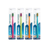 Adult Lightweight Convenient BPA Free ODM OEM Available Medium PBT Bristles Ergonomic Plastic Handle Manual Toothbrush for Home Use AUBO