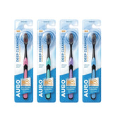 Premium PBT Soft Bristles OEM Plastic Handle Toothbrush AUBBO Deep Clean Oral Care Manual for Adults Home Use