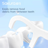 Wholesale Factory Direct SAKURA Brand S-661 High Premium Disposable Nylon 1.2-2.0cm Deep Cleaning Care Dental Floss Pick Paper