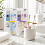 SAKURA New Design Children's Manual Brush Soft-bristle Toothbrush Sensitive Teeth Protection Plastic Handle Regular Size for